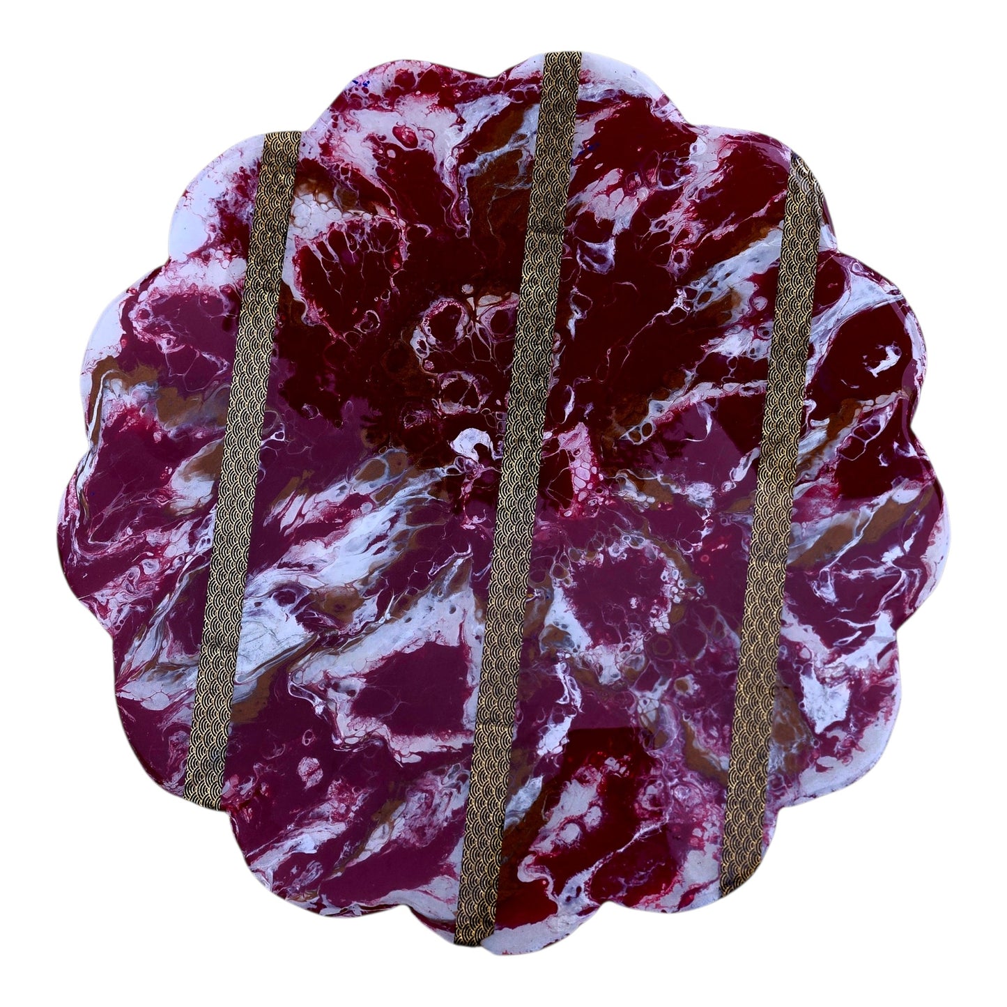 Lazy Susan - Large Scalloped Edge