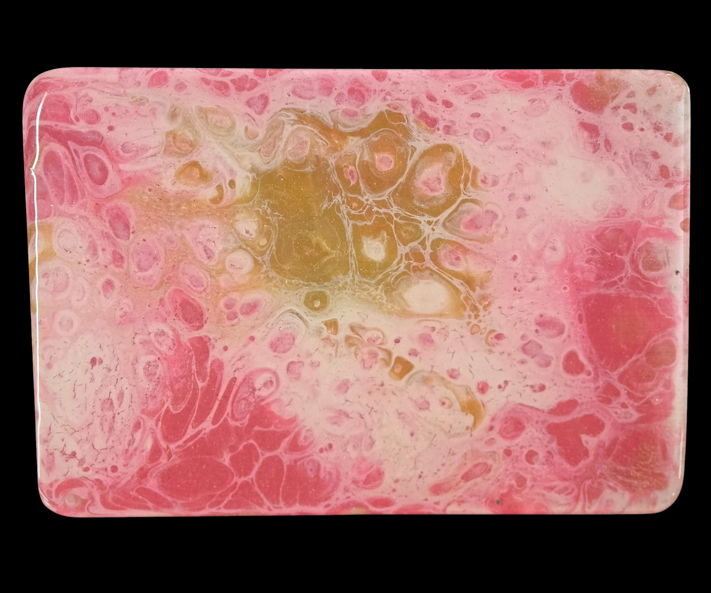 Cutting Board - Small Pink/White/Gold