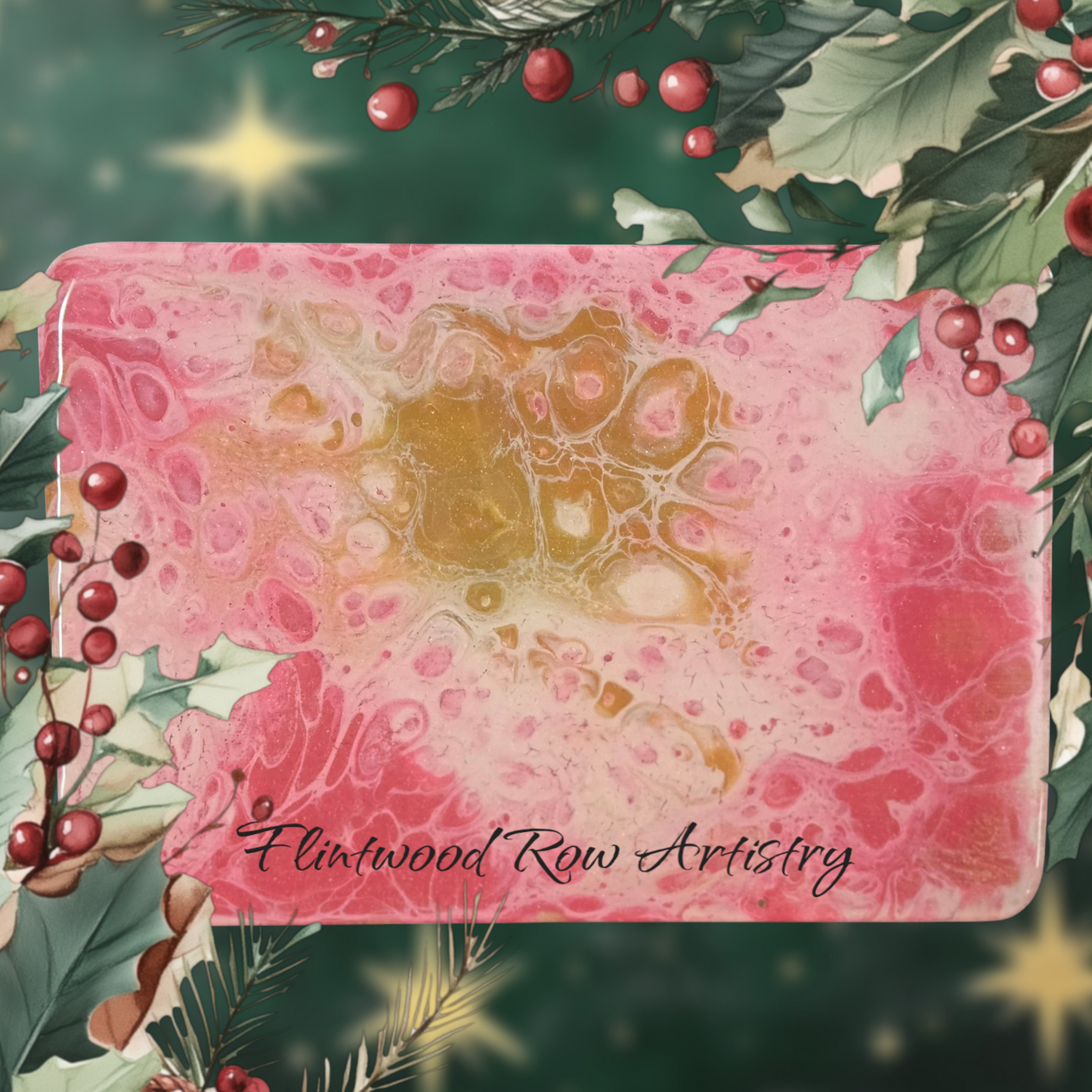 Cutting Board - Small Pink/White/Gold