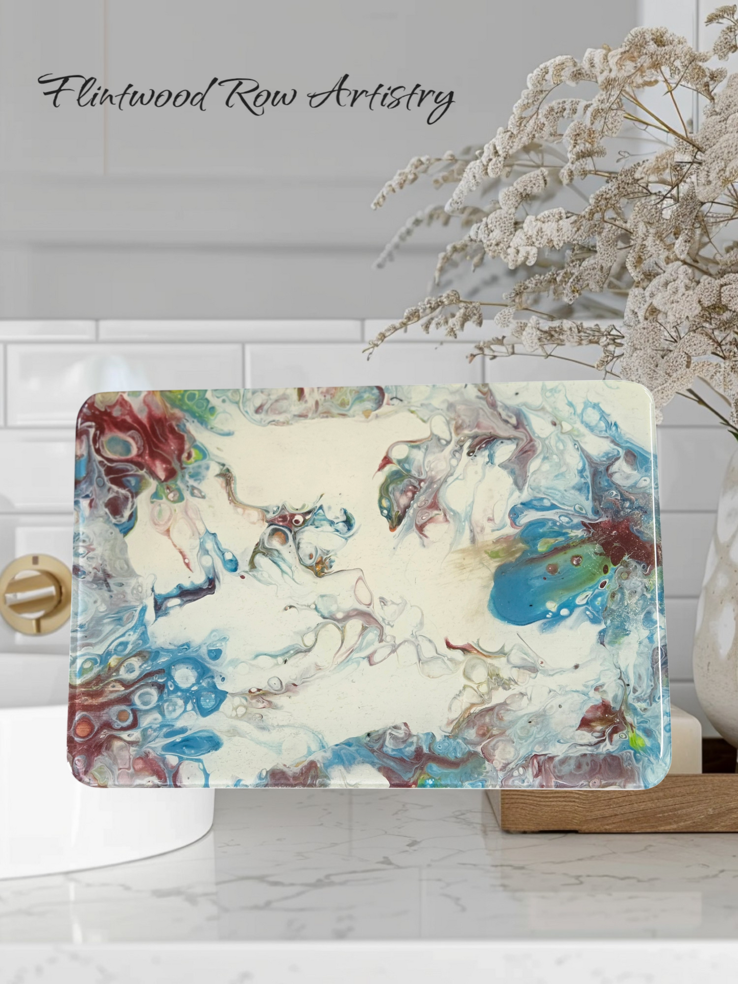 Cutting Board - Small Green/White/Blue/Maroon/Gold