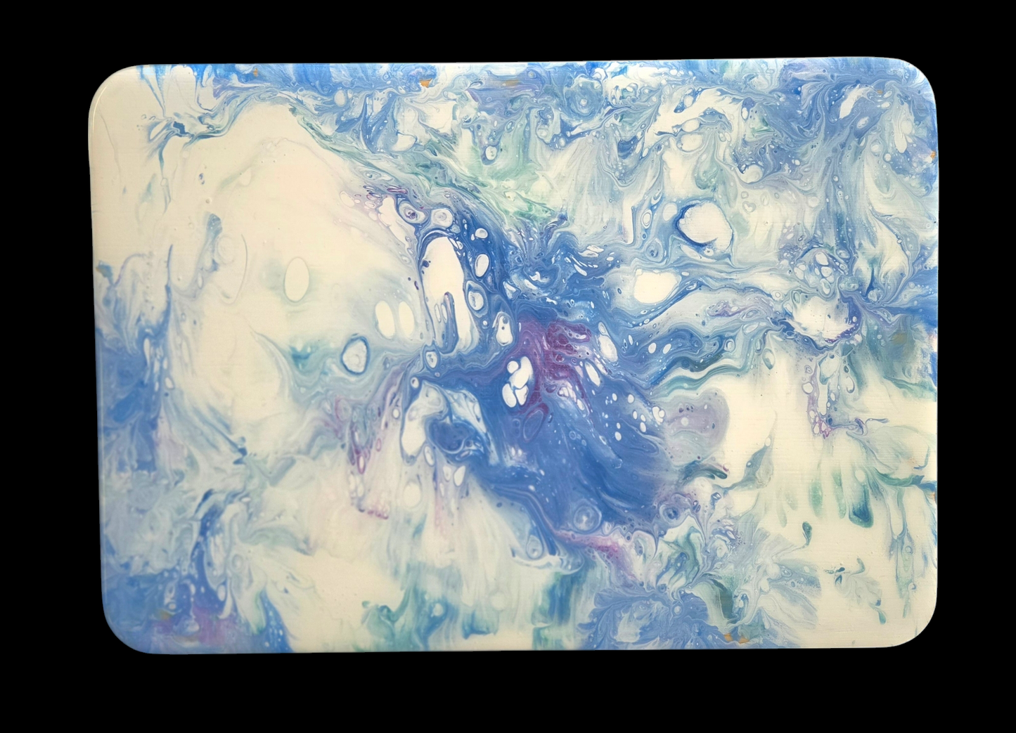 Cutting Board - Small Blue/White/Lilac
