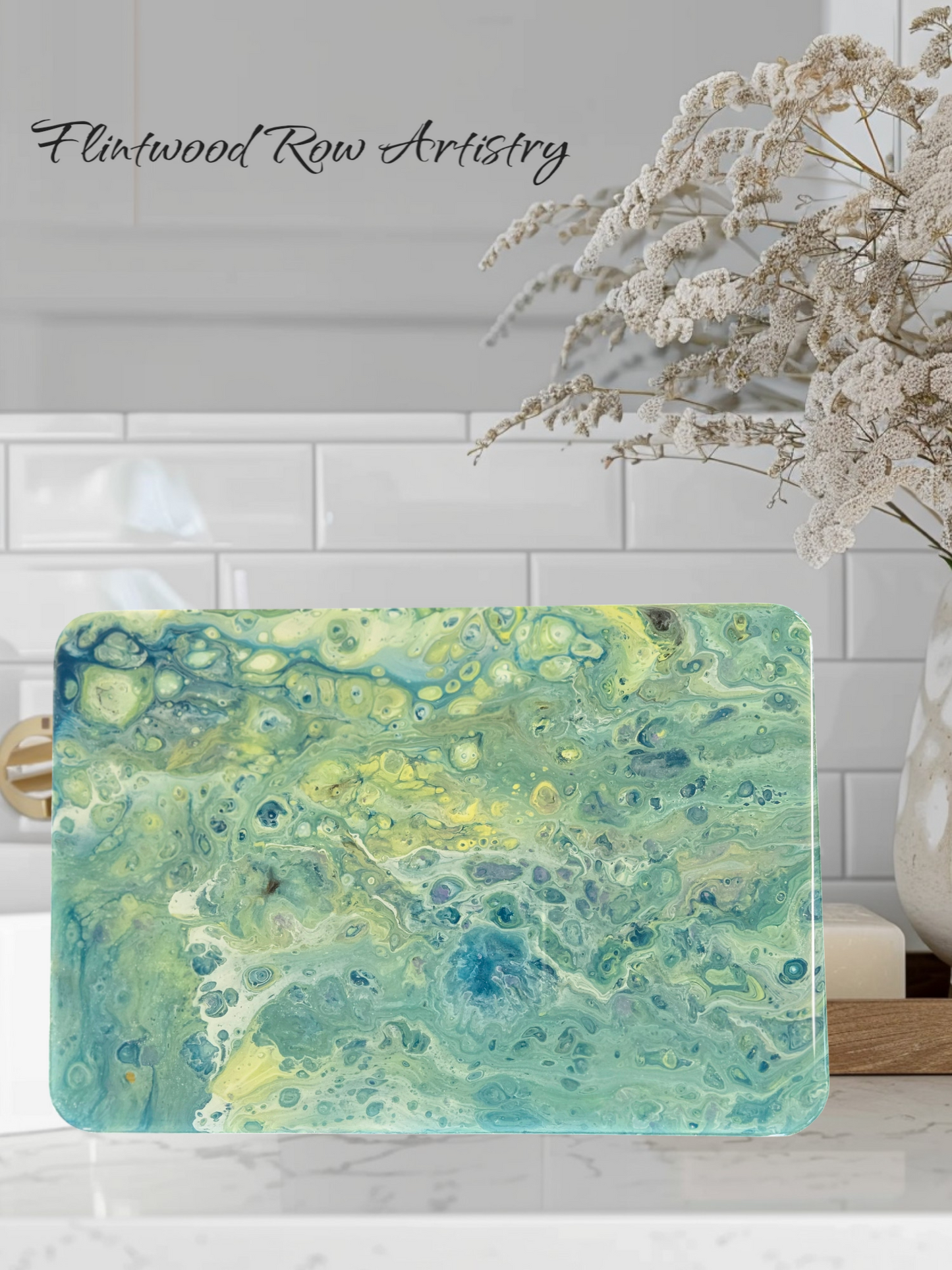 Cutting Board - Small White/Blue/Green/Lemon