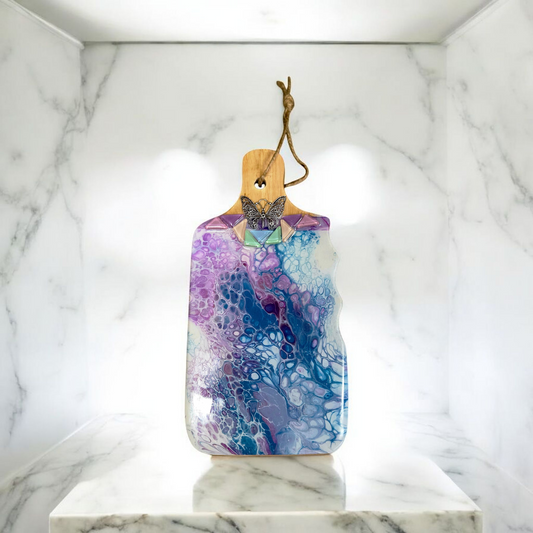 Colorful Euro Charcuterie Board - Small to Medium - with Embellishment