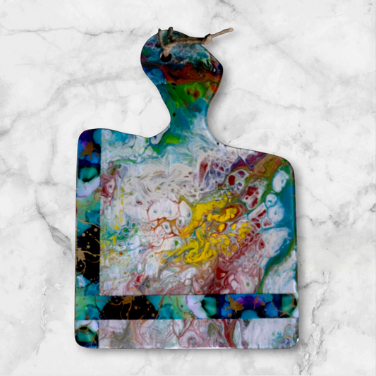 Colorful Euro Charcuterie Board - Small