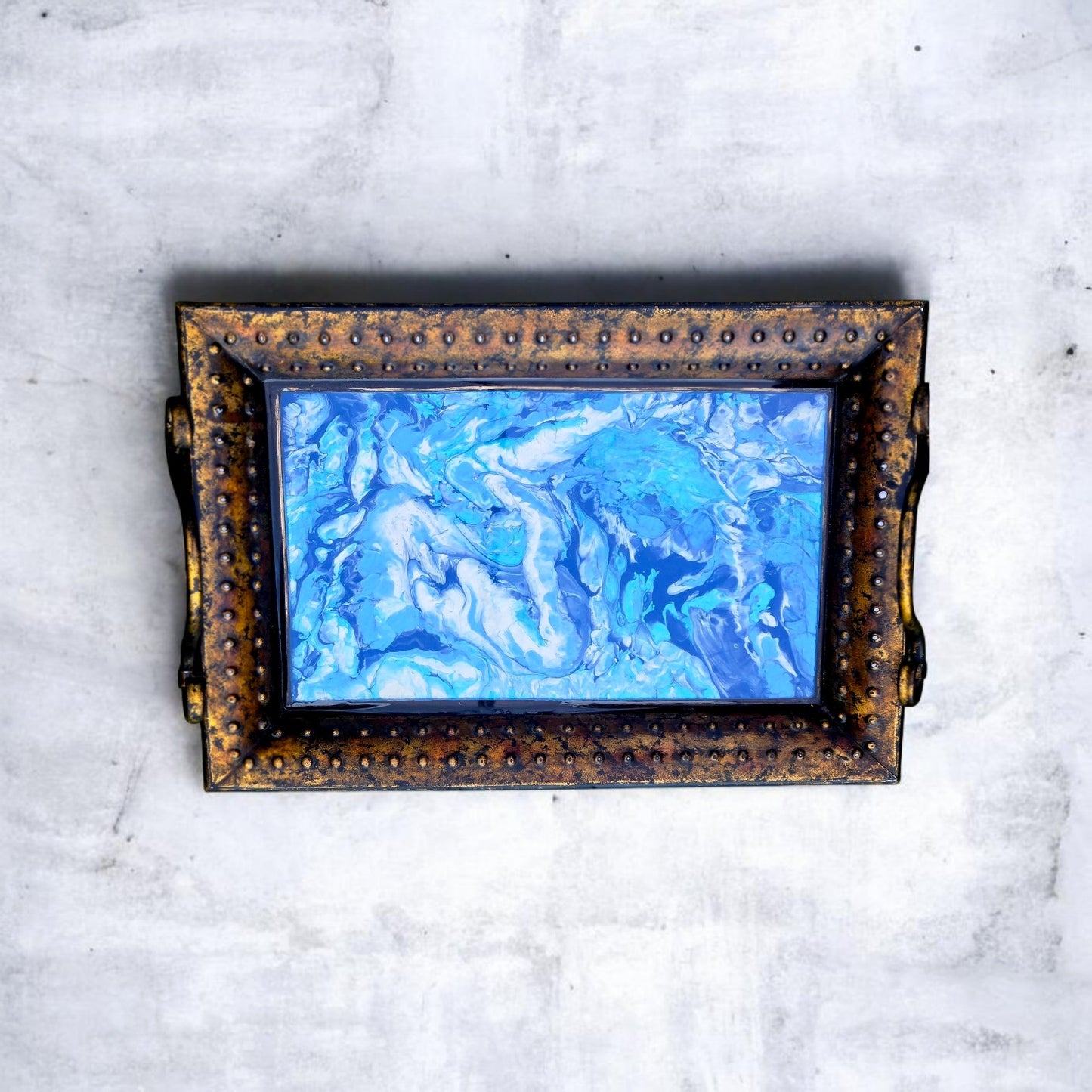 Tray - Metal - Large with Handles
