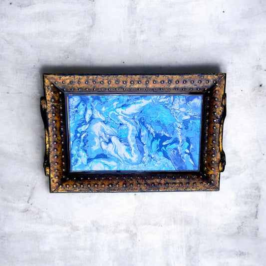 Tray - Metal - Large with Handles