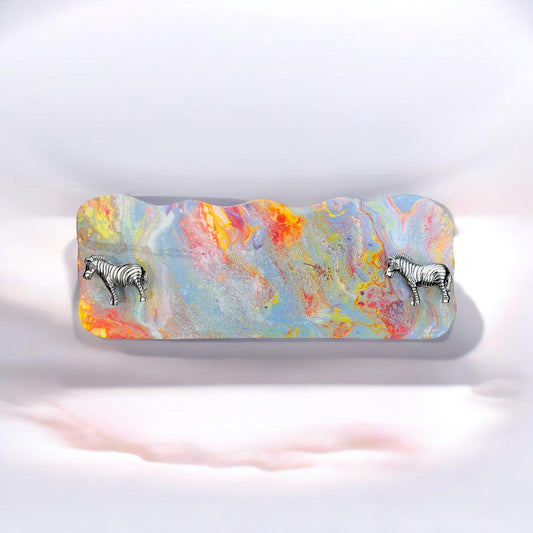 Tray - Medium -with  Zebra Handles
