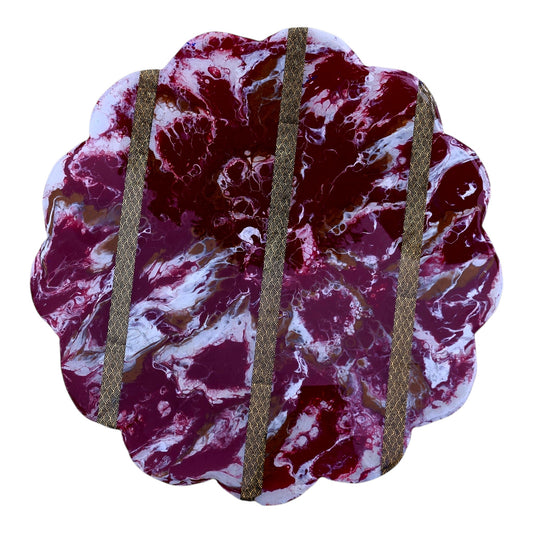 Lazy Susan - Large Scalloped Edge