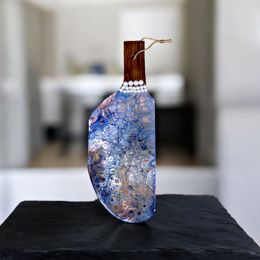 Colorful Euro Charcuterie Board - Med to Large - with Embellishment