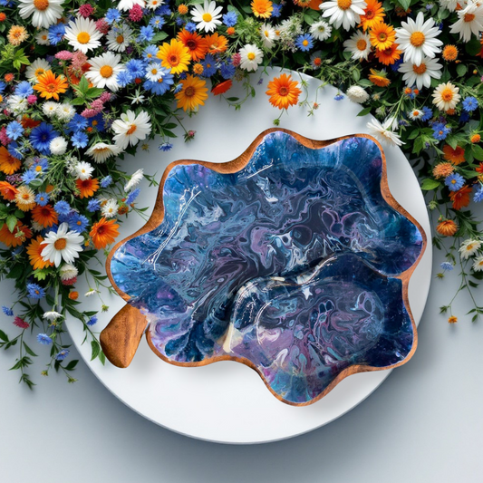 Bowl or Trinket Tray - Scalloped Edging